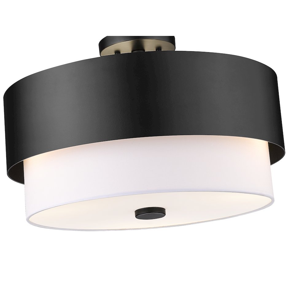 Z-Lite 3 Light Semi Flush Mount