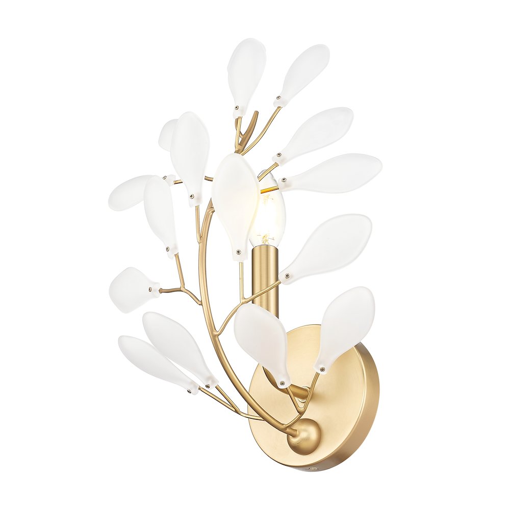 Z-Lite 1 Light Wall Sconce, Modern Gold