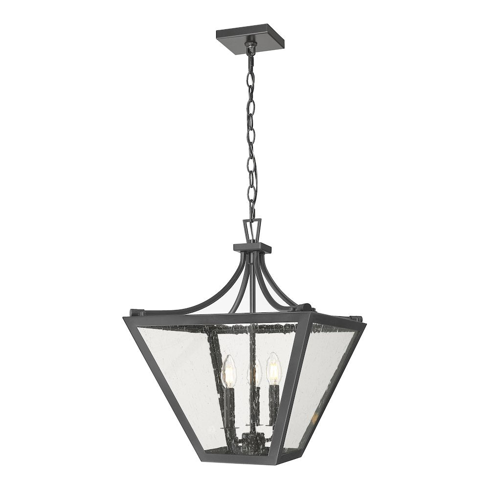 Z-Lite 3 Light Chandelier, Iron Ore