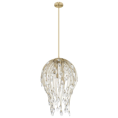 Z-Lite 6 Light Pendant, Modern Gold