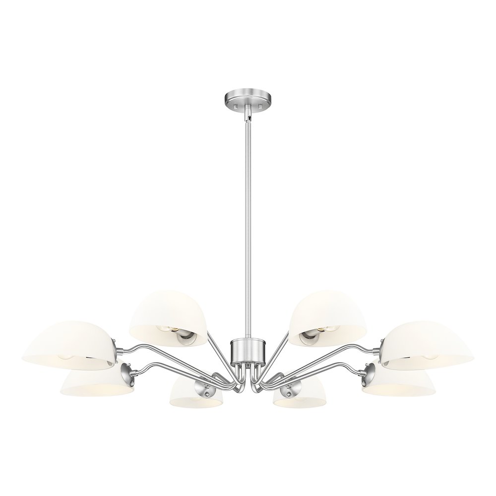 Z-Lite 8 Light Chandelier, Brushed Nickel
