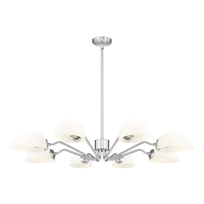 Z-Lite 8 Light Chandelier, Brushed Nickel