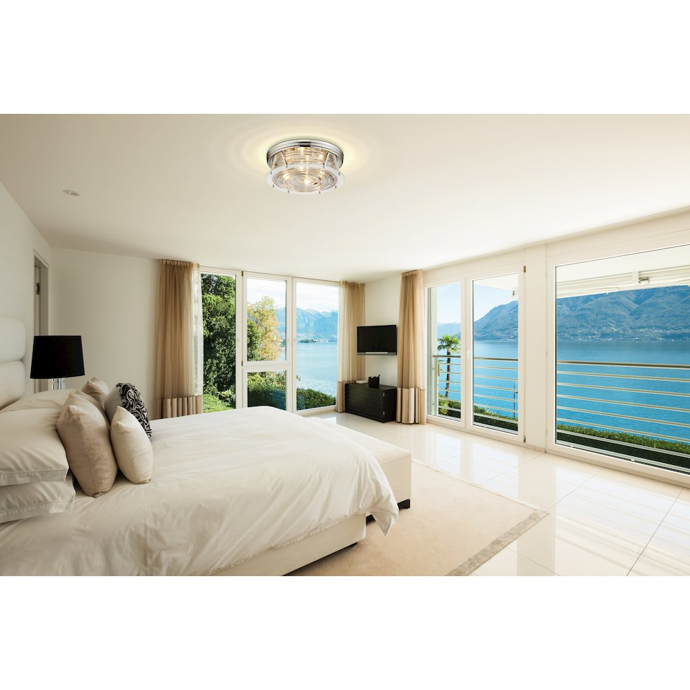 Z-Lite 4 Light Flush Mount