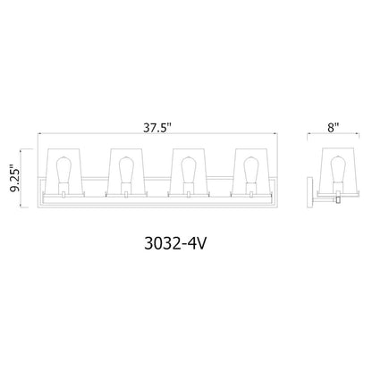 Z-Lite 4 Light Vanity