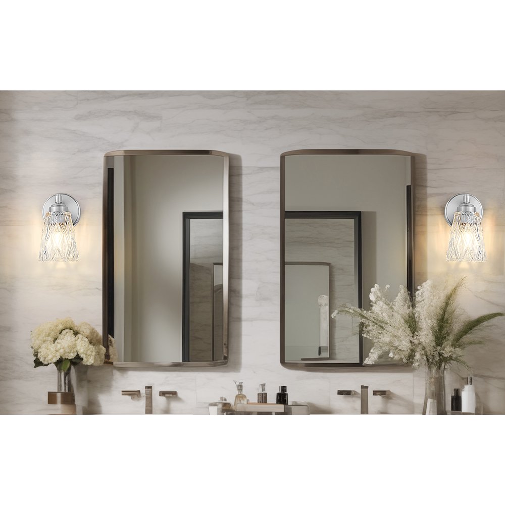 Z-Lite 1 Light Wall Sconce, Brushed Nickel