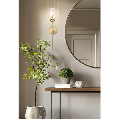 Z-Lite 1 Light Wall Sconce, Modern Gold