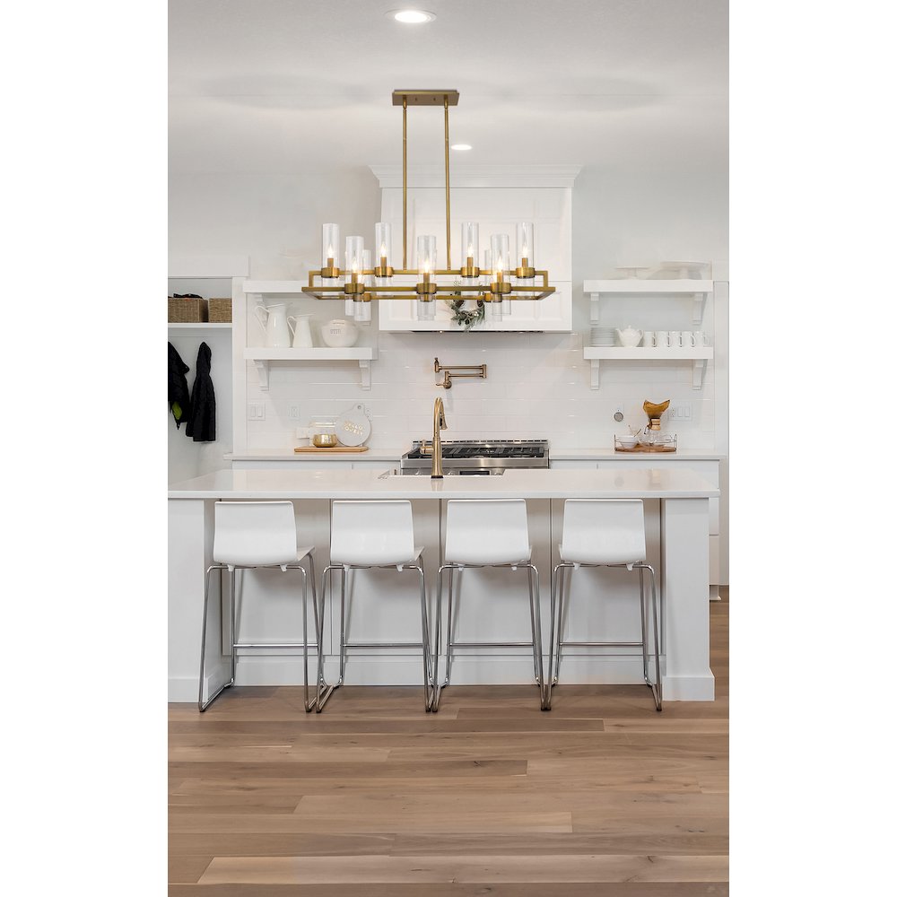 Z-Lite 10 Light Linear Chandelier