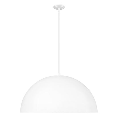 Z-Lite 3 Light Pendant, Matte White
