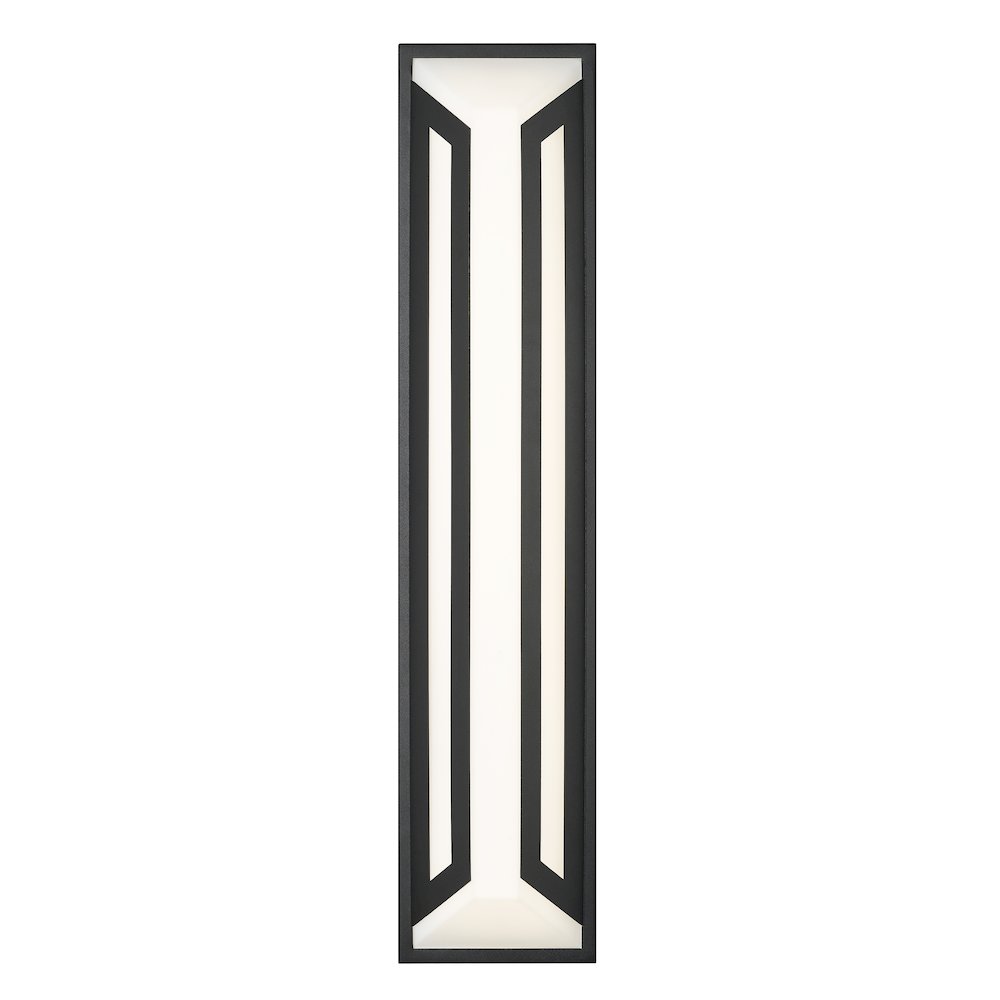 Z-Lite 2 Light Outdoor Wall Light, Sand Black