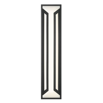 Z-Lite 2 Light Outdoor Wall Light, Sand Black