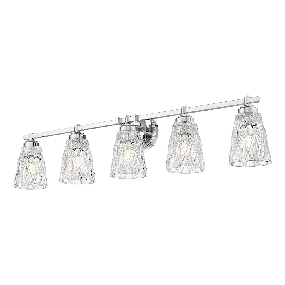 Z-Lite 5 Light Vanity, Chrome