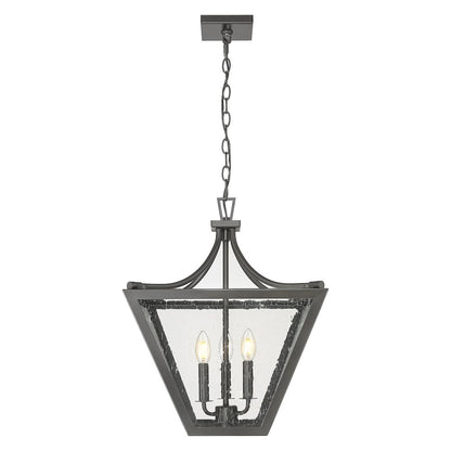 Z-Lite 3 Light Chandelier, Iron Ore