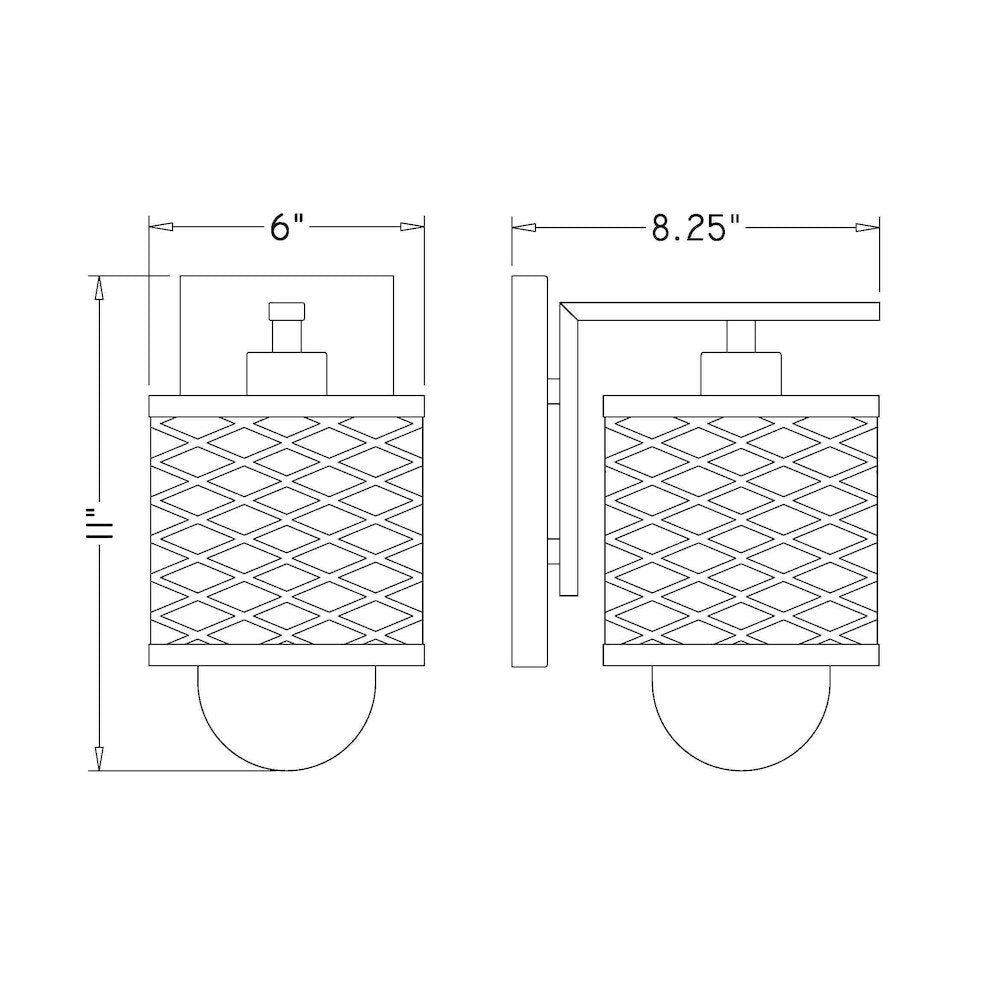 Z-Lite 1 Light Wall Sconce