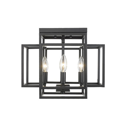 Z-Lite 4 Light Flush Mount
