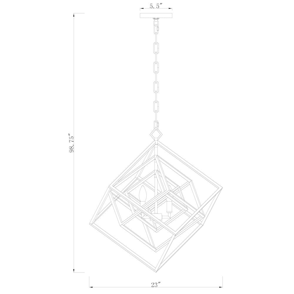 Z-Lite 3 Light Chandelier