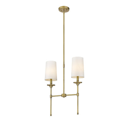 Z-Lite 2 Light Linear Chandelier