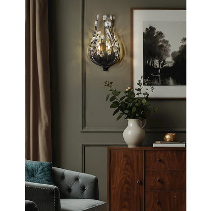 Z-Lite 2 Light Wall Sconce, Matte Black