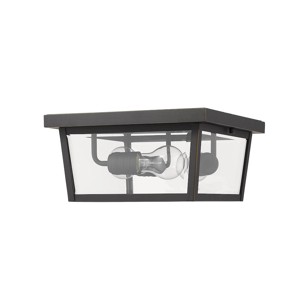 Z-Lite 3 Light Outdoor Flush Mount