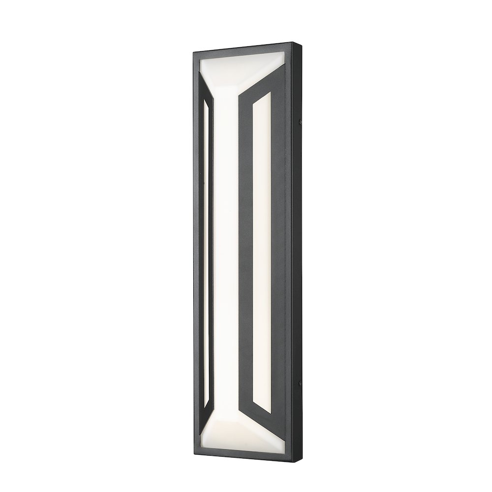 Z-Lite 2 Light Outdoor Wall Light, Sand Black
