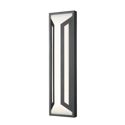 Z-Lite 2 Light Outdoor Wall Light, Sand Black