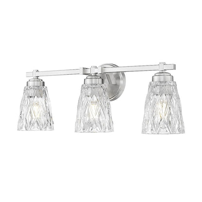 Z-Lite 3 Light Vanity, Brushed Nickel