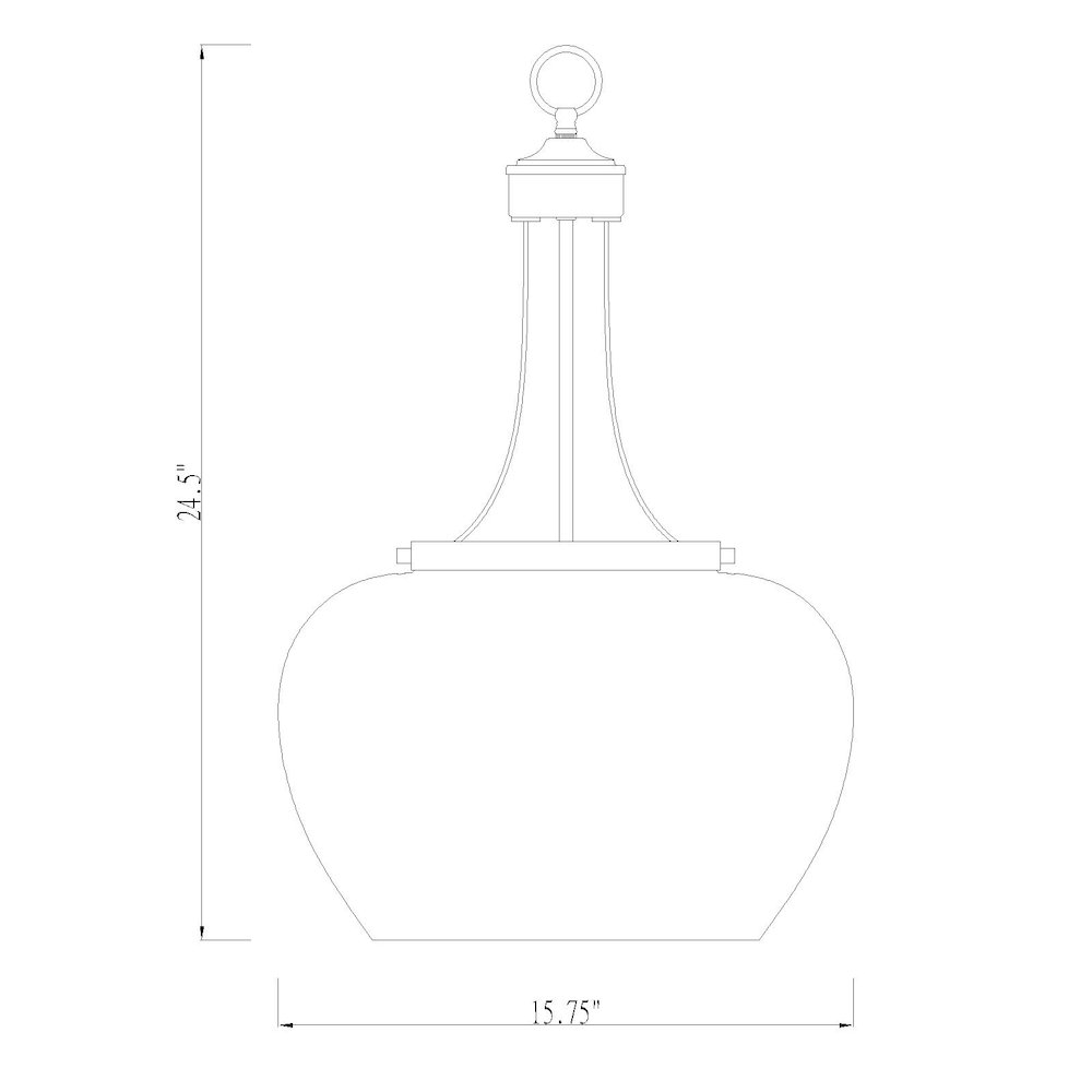 Z-Lite 3 Light Pendant