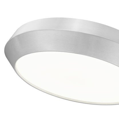 Z-Lite 1 Light Flush Mount, Brushed Nickel