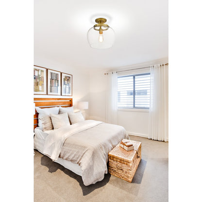 Z-Lite 1 Light Semi Flush Mount