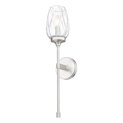 Z-Lite 1 Light Wall Sconce, Brushed Nickel