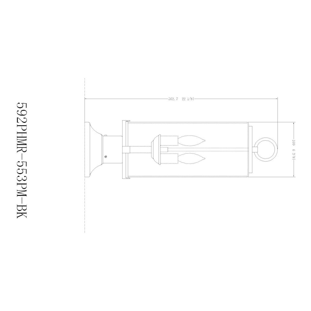 Z-Lite 2 Light Outdoor Pier Mounted Fixture