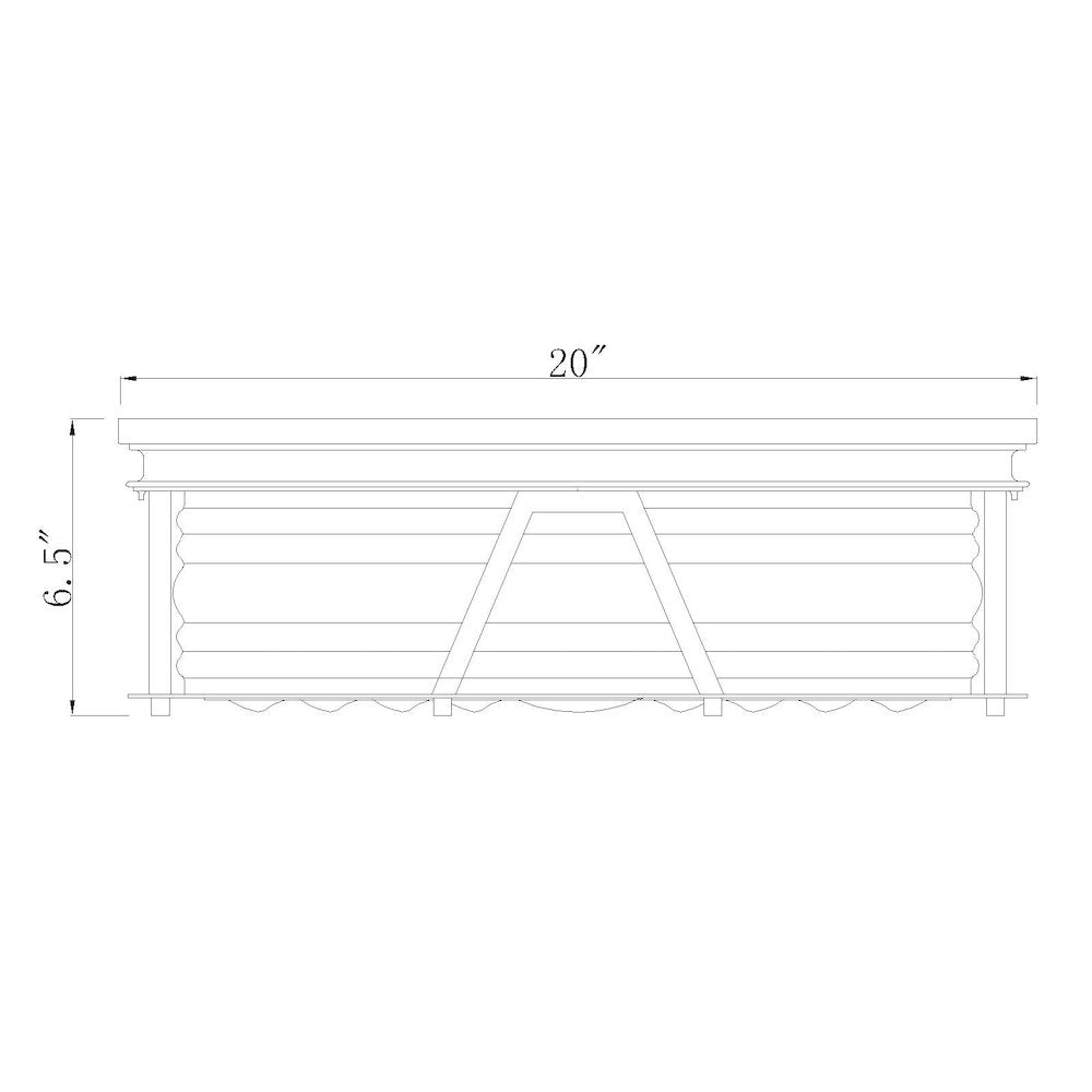 Z-Lite 4 Light Flush Mount