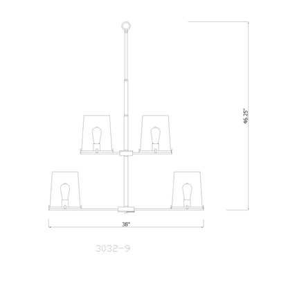 Z-Lite 9 Light Chandelier