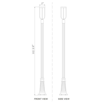 Z-Lite 1 Light Outdoor Post Mounted Fixture