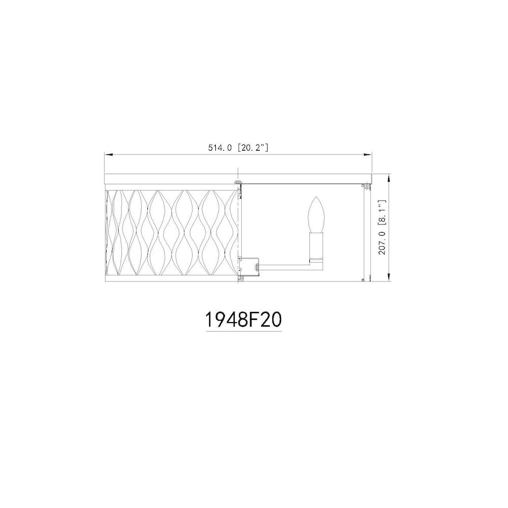 Z-Lite 5 Light Flush mount