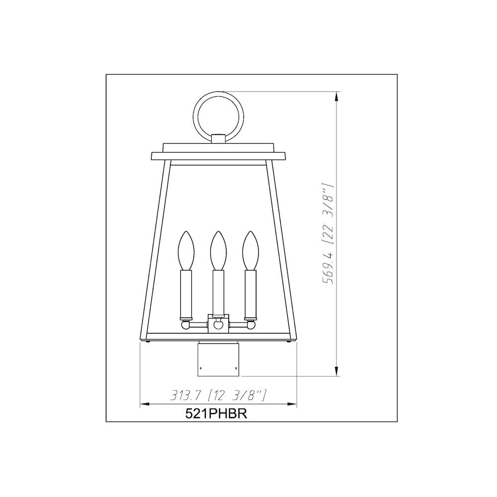 Z-Lite 4 Light Outdoor Post Mount Fixture