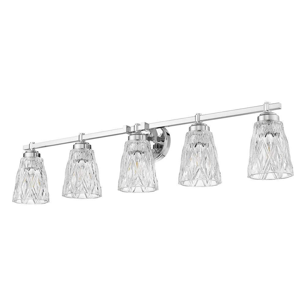 Z-Lite 5 Light Vanity, Chrome
