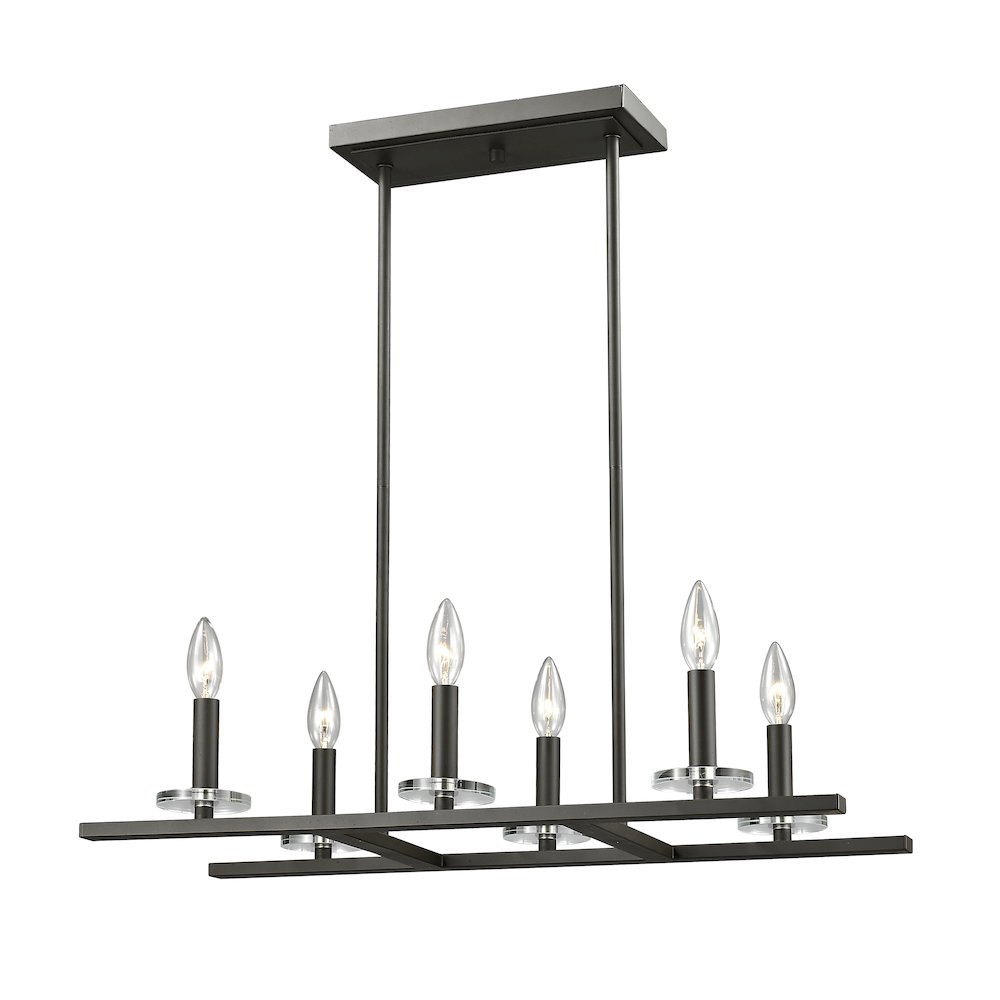 Z-Lite 6 Light Linear Chandelier