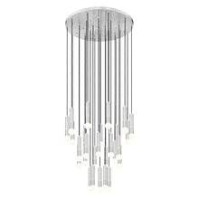 Z-Lite Stari 27 Light Chandelier in Brushed Nickel color, Steel frame