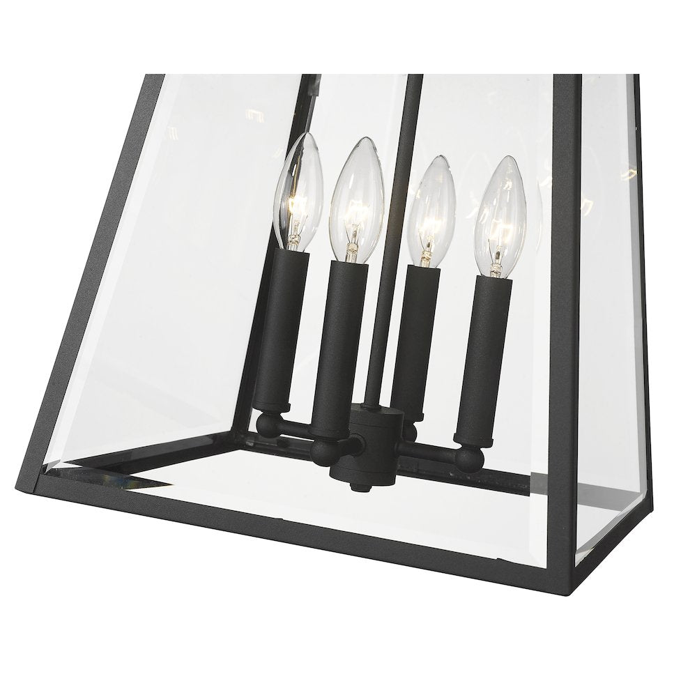 Z-Lite 4 Light Outdoor Chain Mount Ceiling Fixture