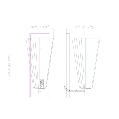 Z-Lite 1 Light Wall Sconce