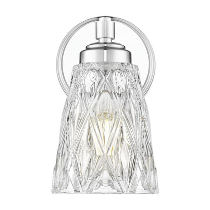 Z-Lite 1 Light Wall Sconce, Chrome