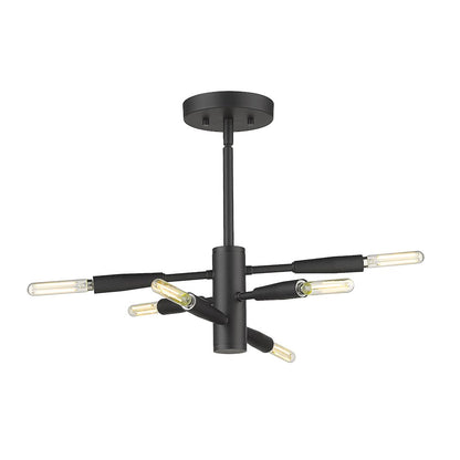 Z-Lite 6 Light Semi Flush Mount