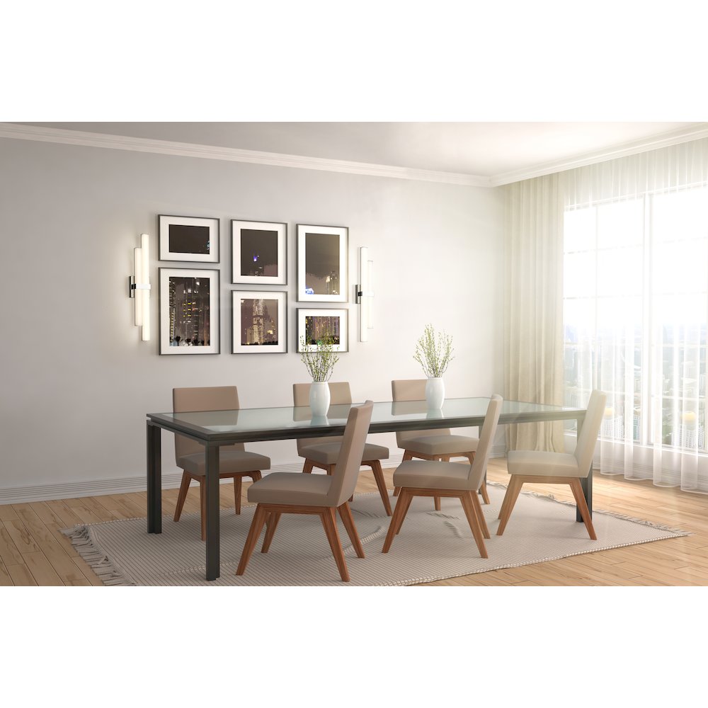 Z-Lite Zane 2 Light Vanity in Chrome  Frame Finish