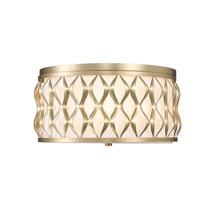 Z-Lite 4 Light Flush mount