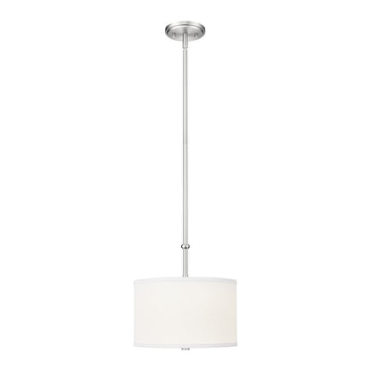 Z-Lite 1 Light Pendant, Brushed Nickel