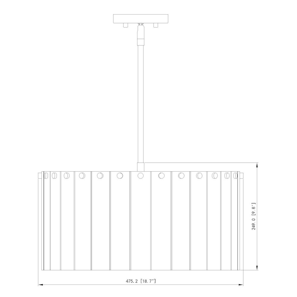 Z-Lite 5 Light Pendant