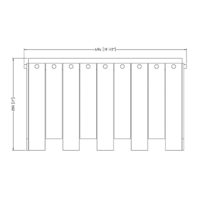 Z-Lite 9 Light Flush Mount