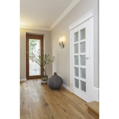 Z-Lite Beau 2 Light Wall Sconce in Polished Nickel Frame Finish
