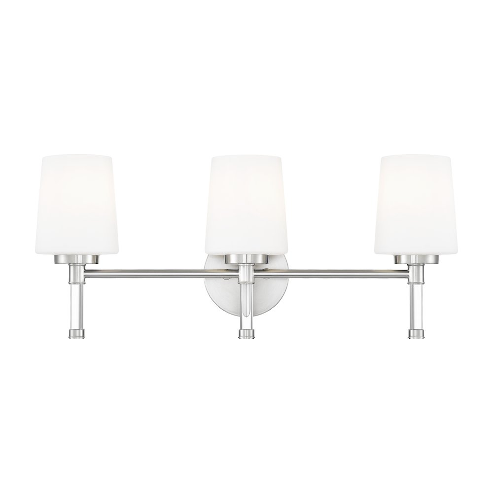 Z-Lite 3 Light Vanity, Brushed Nickel