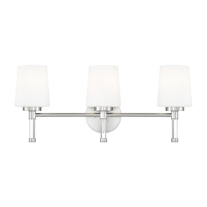 Z-Lite 3 Light Vanity, Brushed Nickel